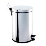 Lixeira Decorline Aço Inox Com Pedal E Balde 5 Litros - Brinox 3040/202