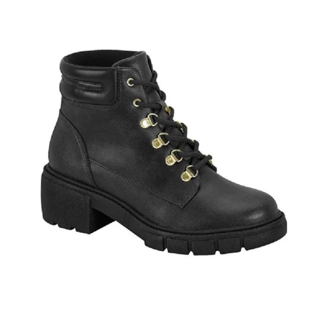 Bota Feminina Beira Rio Zurique 9077-202 Preto - Preto - 38