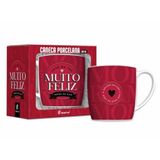 Caneca Porcelana Urban Você Me Faz Muito Feliz 300ml