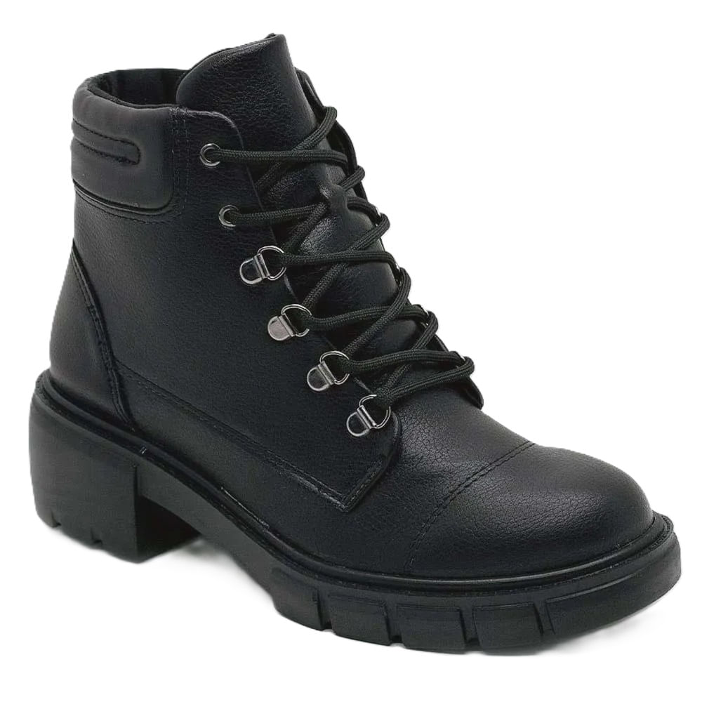 Bota Feminina Beira Rio Zurique 9077-202 Preto2 - Preto - 35