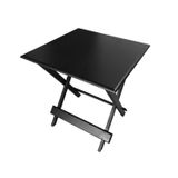 Mesa Dobrável Madeira Para Bar 70x70cm Preto