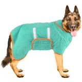 Roupão De Banho Para Cães Bienbee, Toalha Superabsorvente Lake Green Xxl