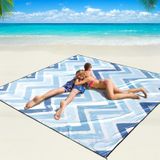 Cobertor De Praia Wiwigo Impermeável À Prova De Areia 200x240cm Para 2-8