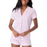 Conjunto De Pijamas Zelbuck, Shorts Femininos Modernos De Macaco De 2 Peças