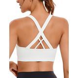 Sutiã Esportivo Running Girl High Impact Branco Tamanho M