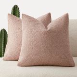 Capa De Travesseiro Findtower Decorativa Texturizada Boucle 55x55cm