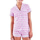 Conjunto De Pijamas Femininos Zelbuck, Moderno De 2 Peças Com Estampa De Coelhinho Macaco