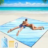 Cobertor De Praia Wiwigo Impermeável À Prova De Areia 200x240cm Para 2-8