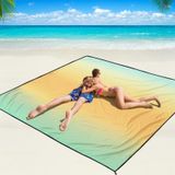 Cobertor De Praia Wiwigo Impermeável À Prova De Areia 200x225cm Para 2-8 Adultos