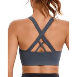 Sutiã Esportivo Running Girl High Support Yoga Com Bojos Removíveis