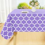 Toalha De Mesa Smiry, Vinil Impermeável, 60x102cm, Retangular, Lavanda