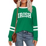 Camiseta Feminina Cazychild Dia De São Patrício Lucky Shamrock Shamrock