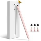 Caneta Stylus Stylushome Para Ipad, Carregamento Rápido De Ponta Dupla, Rosa