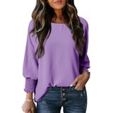 Blusa Feminina Dokotoo, Manga 3/4, De Verão, Casual, Roxa, S