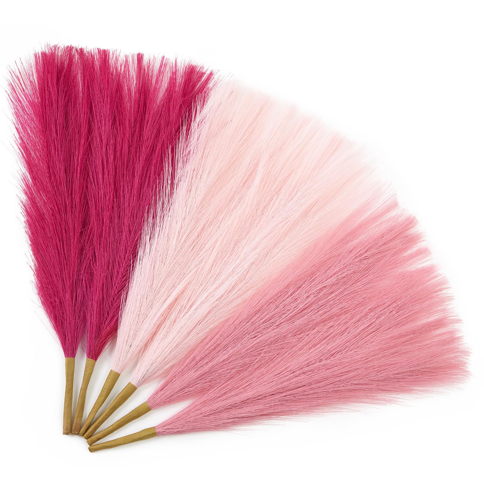 Capim-dos-pampas Artificial Serwalin Hot Pink &amp; Blush &amp; Pink 45cm