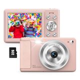 Câmera Digital Wonnie 56mp Fhd 1080p Point &amp; Shoot Kids