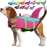 Colete Salva-vidas Para Cães Emust Shark Ripstop Para Segurança Na Água