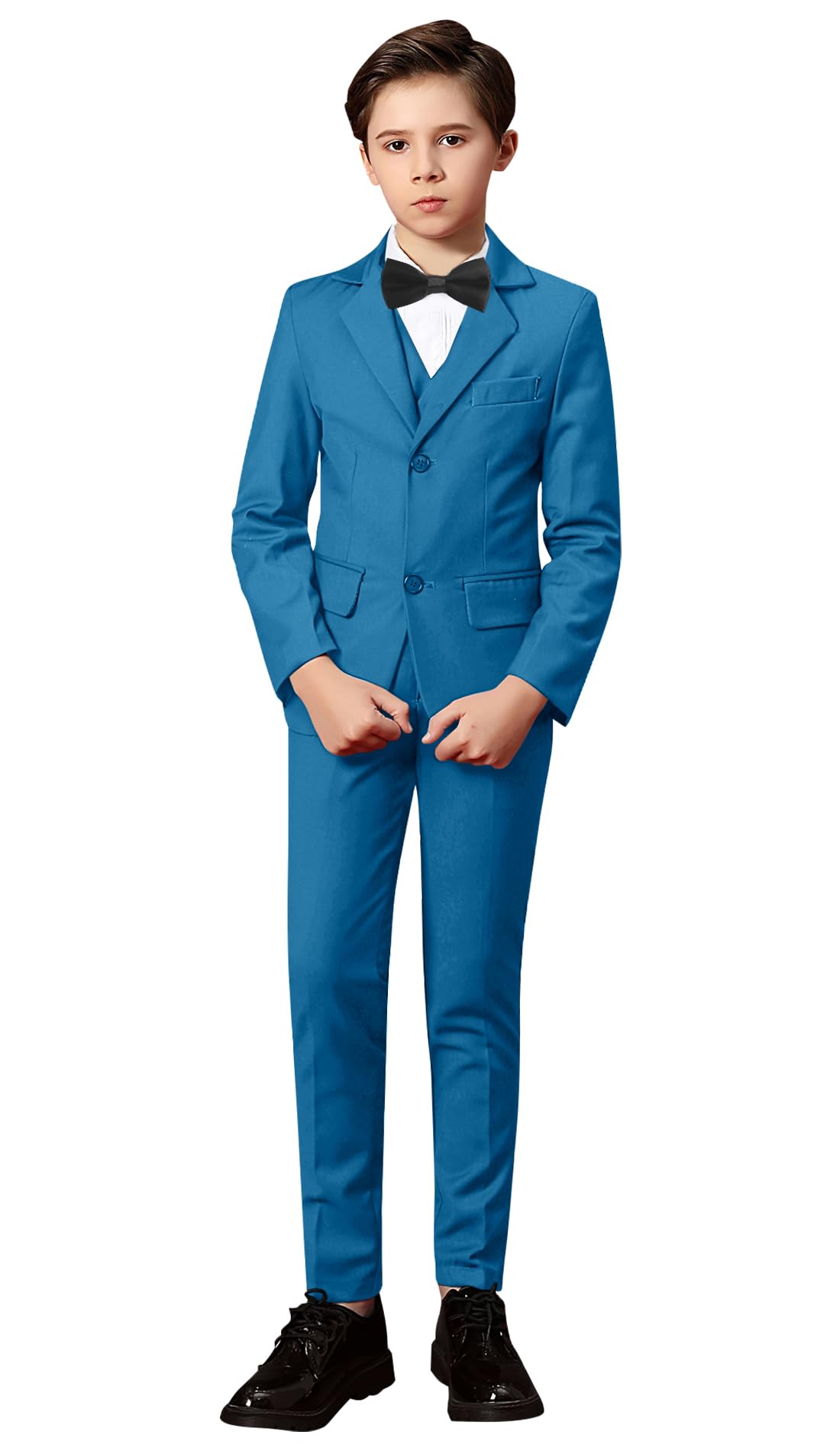 Suit Yanlu Big Boys, Tamanho 18, Anel De Casamento Bearer Lake Blue