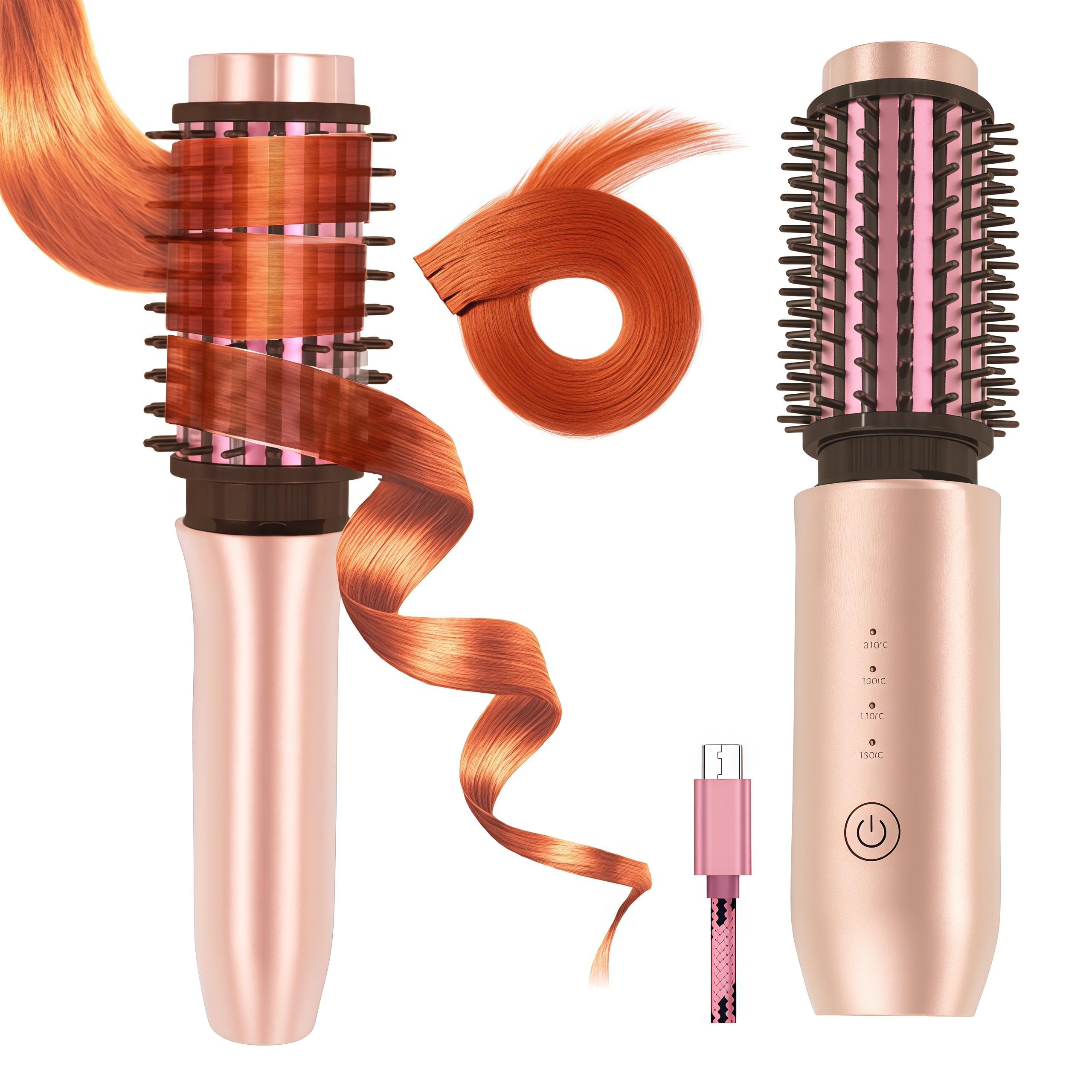 Escova Para Modelar E Alisar Sem Fio Satxtrem 2 Em 1