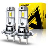 Lâmpada Led De Neblina Auxito H7 6500k Branca 700% De Brilho
