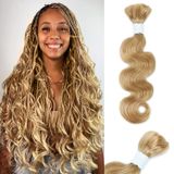 Liquido De Cabelo Com Trança Humana Body Wave Curly #27 100g