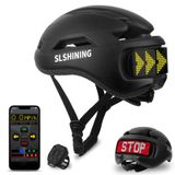 Capacete De Bicicleta Asteron Led Smart Com Luz Para Adultos E Jovens