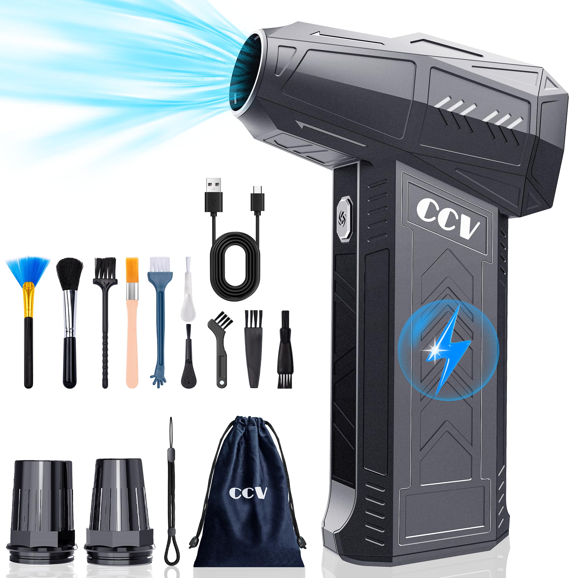 Espalhador De Ar Elétrico Ccv Espalhador De Ar Comprimido 180000rpm