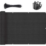 Tela De Privacidade Para Varanda Sunny Guard Black 90% Shade 1x10m