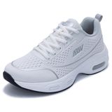 Tênis De Caminhada Femininos Aov Arch Support, Tênis Ortopédicos Para Fascite Plantar, Tênis De Corrida Atléticos, Branco-cinza, Tamanho 6,5