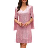 Vestido Cooan, Coquetel Para Convidados De Casamento E Lantejoulas De Renda Formal