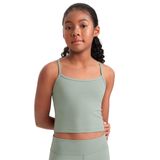 Camiseta Regata Crz Yoga Girl Butterluxe Com Forro Duplo Verde Tamanho M