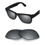 Lentes De Reposição Blazerbuck Anti-sal Polarizadas Para Rayban Meta Wayfarer Rw4006 50mm