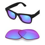 Lentes De Reposição Blazerbuck Anti-sal Polarizadas Para Rayban Meta Wayfarer Rw4006 50 Mm - Rose Trail