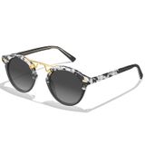 Óculos De Sol Carfia Small Black Acetate Polarizados Para Mulheres
