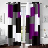 Cortinas Blackout Tyrot Purple 160x160cm 100% Poliéster 2 Painéis