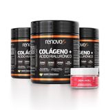 3 Potes Colágeno Verisol Renova Be + 1 Creme Facial Retinol