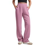 Calça De Moletom Crz Yoga Softaura Wide Leg Feminina Modal Dust S