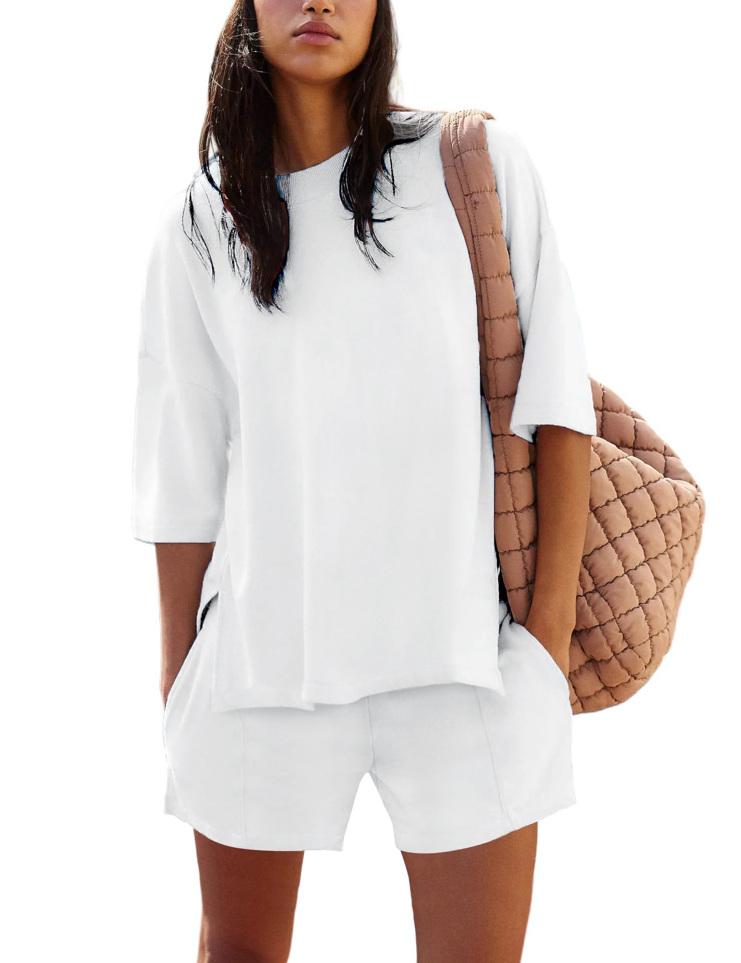 Conjunto De Lounge Feminino Coccko, 2 Peças De Verão, 100% Algodão 2025