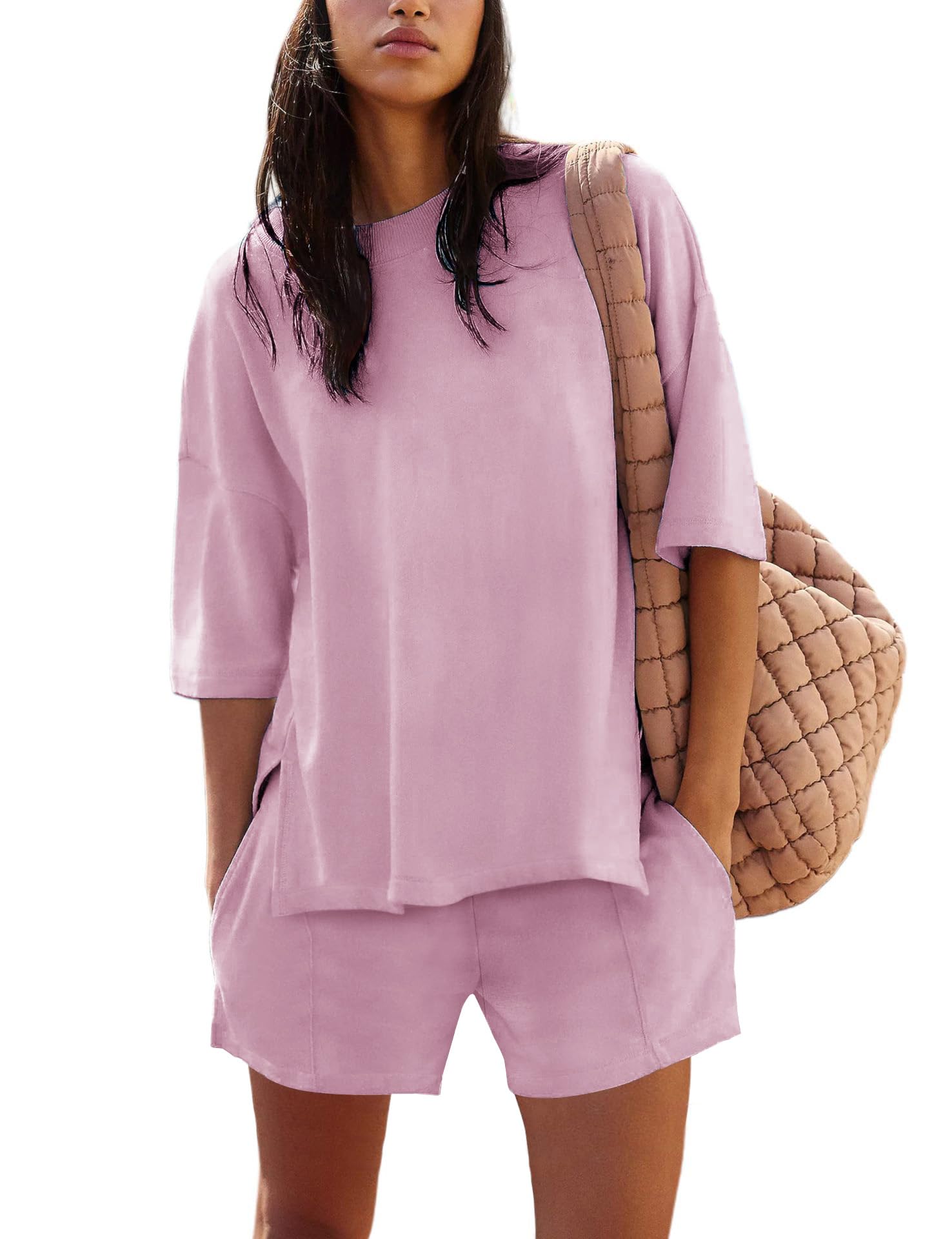 Conjunto De Lounge Feminino Coccko, 2 Peças De Verão, 100% Algodão 2025