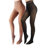 Meias Forradas De Lã X-cheng Sheer Para Mulheres No Inverno