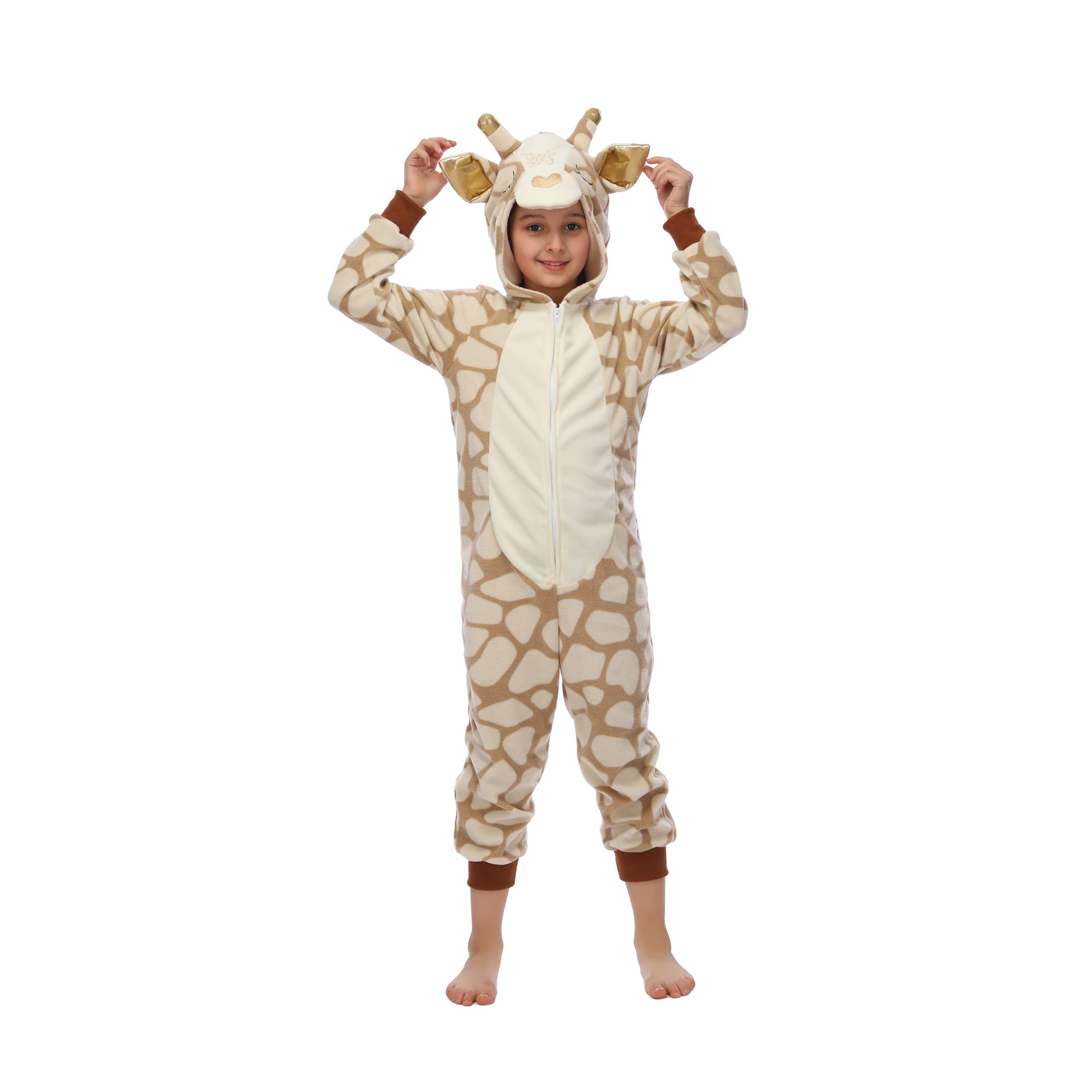 Costume Wizland Kids Giraffe, Macacão Unissex, De 4 A 6 Anos