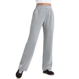 Calça De Moletom Crz Yoga Softaura Wide Leg Feminina Modal Cinza Xs