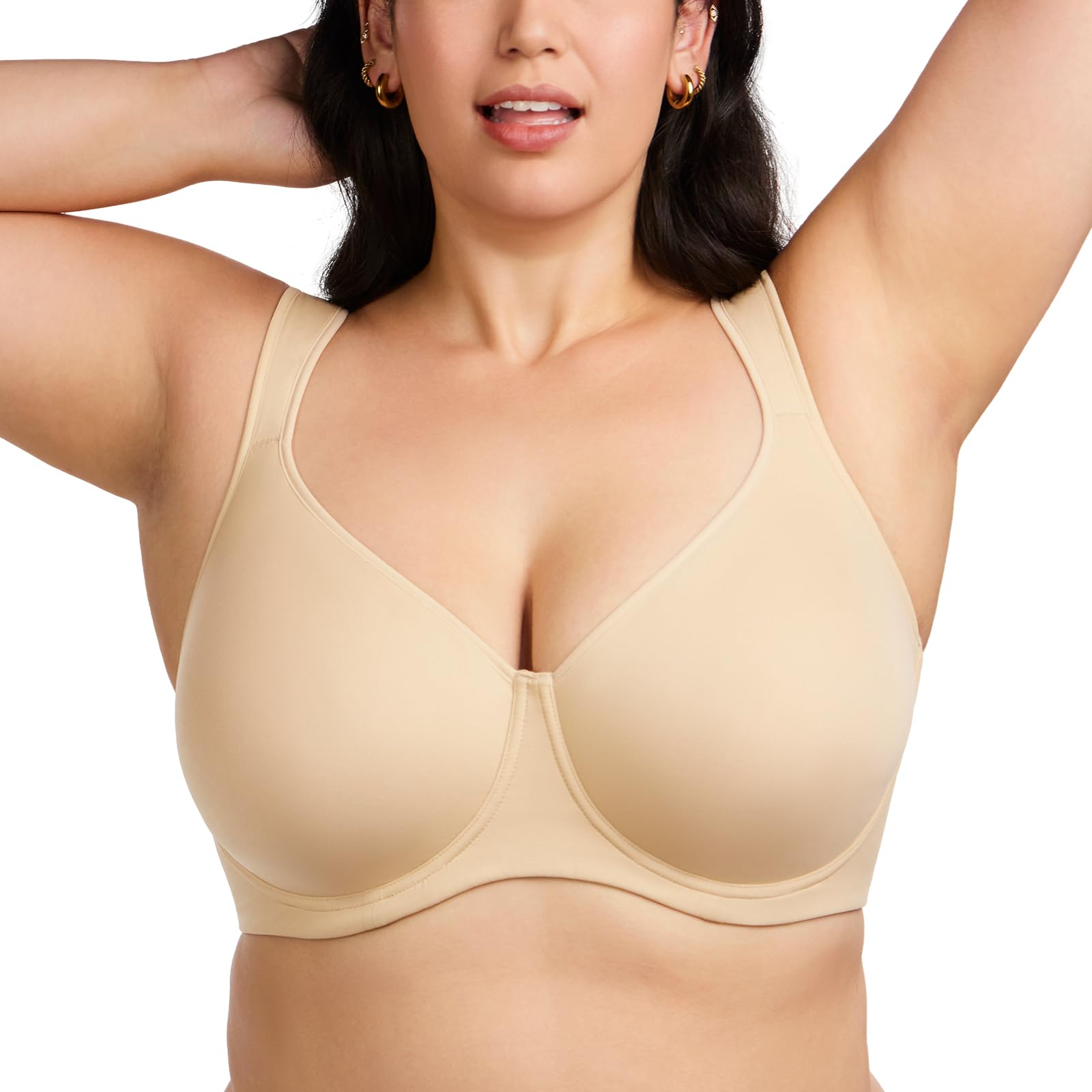 Sutiã Minimizer Hsia Full Coverage Supportive Beige 38i