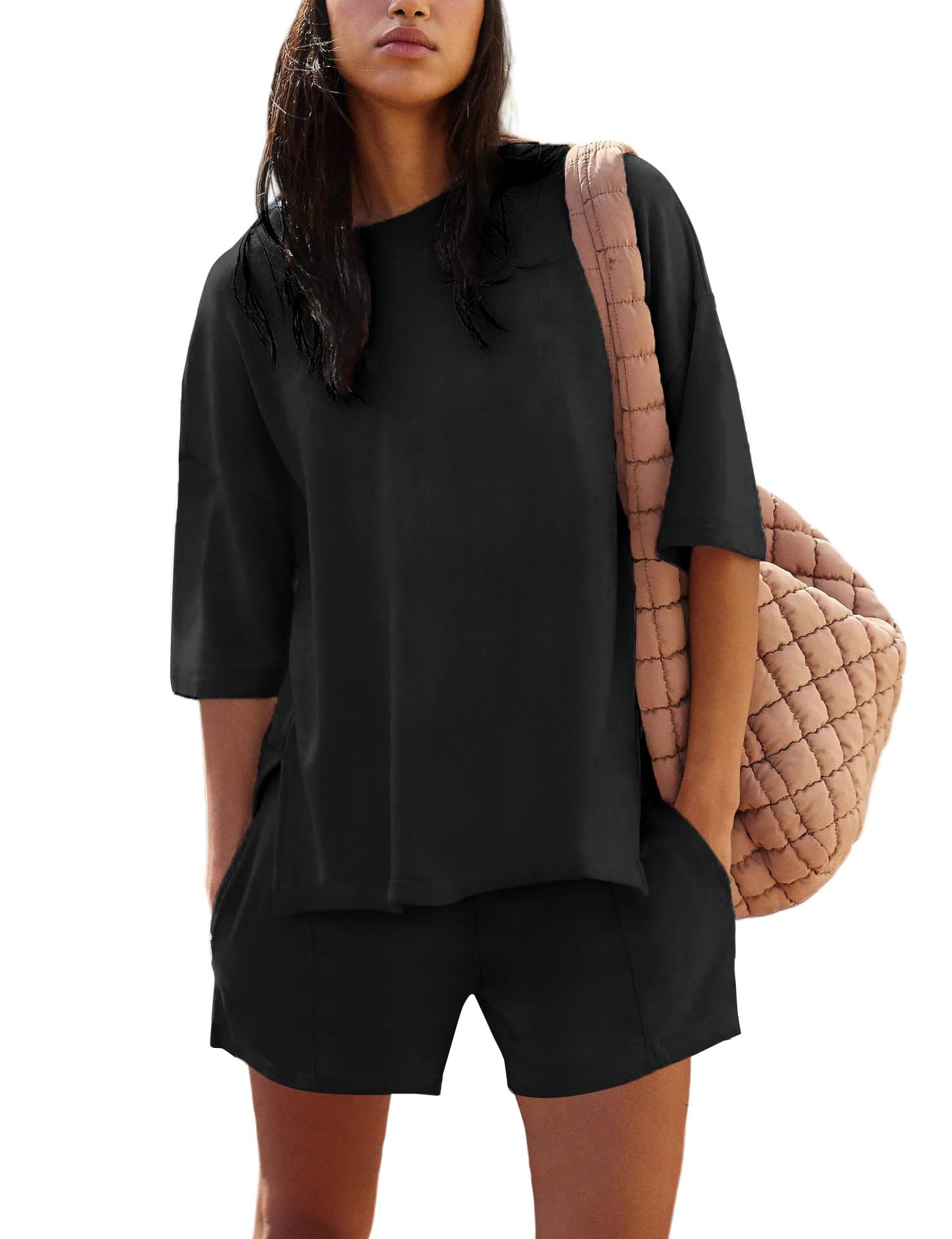 Conjunto De Lounge Feminino Coccko, 2 Peças De Verão, 100% Algodão 2025