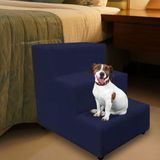 Escada Escadinha Pet Cachorro 3 Degraus Rampa Suede Premium