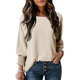 Blusa Feminina Dokotoo, Damasco, Manga 3/4, 100% Poliéster