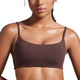 Sutiã Esportivo Crz Yoga Butterbreeze, Gola Redonda, Feminino, Marrom M
