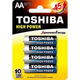 Pilha Toshiba Alcalina Aa 1,5v 4 Unidades
