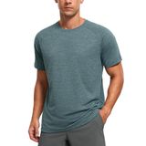 Camiseta Crz Yoga Leve De Manga Curta Para Homens Gg