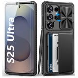 Capa De Telefone Bxyjy Para Samsung Galaxy S25 Ultra Com Protetor De Tela